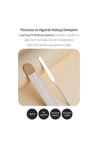 Çok Amaçlı Makyaj Spatulası Mıssha Layering Fit Makeup Spatula