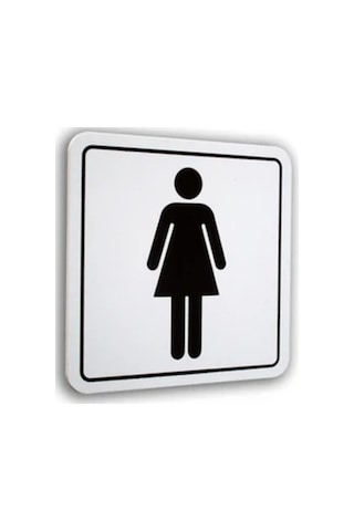 İzmir Fırça Pvc Elegan Sembol Bayan Wc 12 12cm İzmir Fırça Pvc Elegan Sembol Bayan Wc 12 12cm