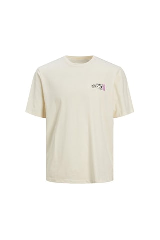 Jj Jorrecıpe Erkek T-shirt 12254174-buttercream Bej-bej Bej