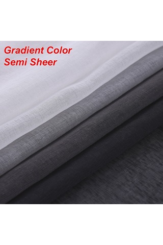 Teltree Renk Seçenekli Akrilik Perde - 1.32mgenişlik X 2.14muzunluk Işık Filtreleyici Fonksiyonlu