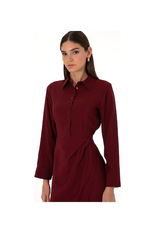 Pierre Cardin Kadın Bordo Elbise Dokuma 50318220-vr014 Bordo
