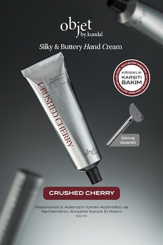 Kırışıklık Karşıtı Nemlendirici El Kremi Objet By Kundal Silky & Buttery Hand Cream Crushed Cherry