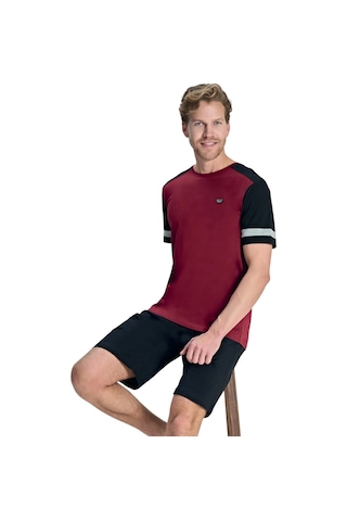 Over Sleep By Poleren Over Sleep 2390 Erkek Süprem Şort Yazlık Takım M-l-xl-2xl Bordo Over Sleep By Poleren Over Sleep 2390 Erkek Süprem Şort Yazlık Takım M-l-xl-2xl Bordo