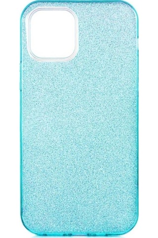 Apple Uyumlu iPhone 12 Pro Max Kılıf Zore Shining Silikon Mavi