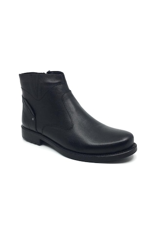 Öz Soylu %100 Deri Erkek Günlük Kışlık Kürklü Fermuarlı Bot 45-47 (552122890)