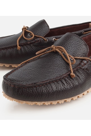 Hotiç Erkek Deri Kahverengi Püskül Detaylı Günlük Loafer 02ayh322740a480 02ayh322740a480