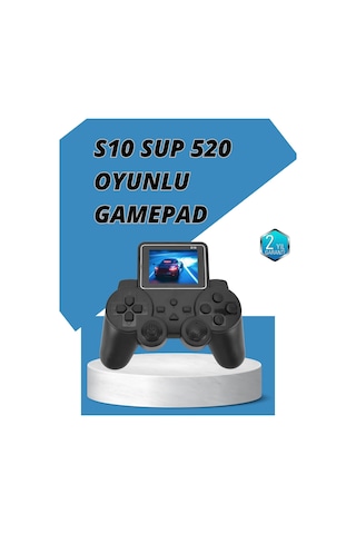 Mey İthalat S10 Gamepad Hdmı Tv Bağlantılı 520 Klasik Retro Oyun 2025 Seri Orijinal