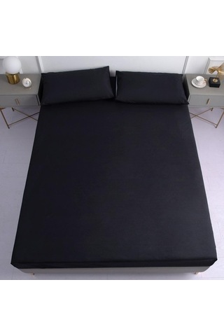 Novahub Beyaz Su Geçirmez Yatak Örtüsü 180x200cm, Yumuşak 100% Polyester, Yaz-kış Kullanım, Nefes Alabilir, Ev Yatak Örtüsü Beyaz