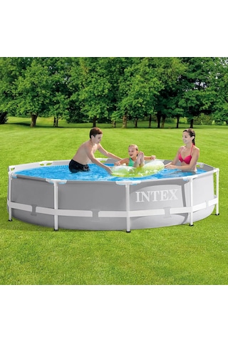 İntex 26702 305x76cm Premium Prefabrik Havuz Seti 220v Filtreli