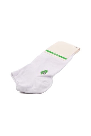 Beyaz Unisex Çorap 24k001 Patik Çorap Beyaz