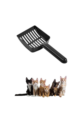 Büro Ev Evcil Hayvanı İçin Plastik Kedi Kumu Temizler Eleme Küreği