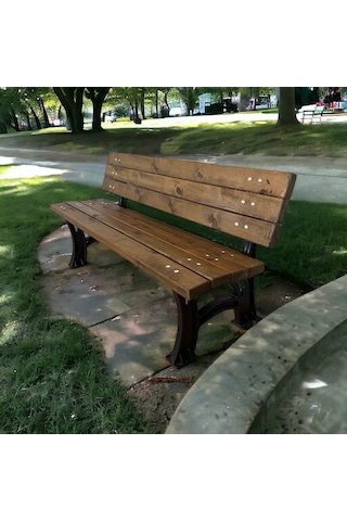 Kompozit Oturma Bankı Dış Mekân İçin Dayanıklı Park Bankı-224