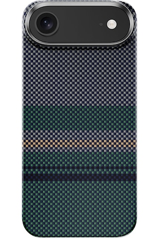 Apple Uyumlu iPhone 17 Air Kılıf M-safe Özellikli Karbon Fiber Benks Aurora Armorair Kevlar Kapak Siyah