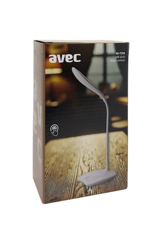 Avec Av-7224 Usb Şarjlı Masa Lambası Beyaz Işık