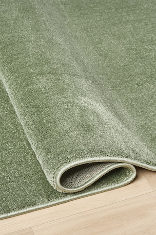 Mariesse Home Puffy Düz Renk Peluş Kalın Dokuma Kesme Yolluk Makina Dokuma Halısı 4500-yeşil