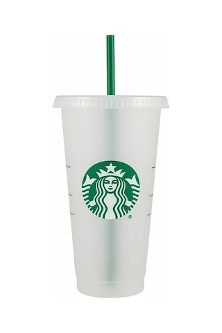 Starbucks Soğuk Buzlu Içecek Için Seyahat Bardağı 710 Ml Beyaz
