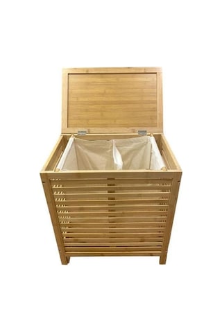 Mien Bambu Çamaşır Şepeti 52.8 35 59cm