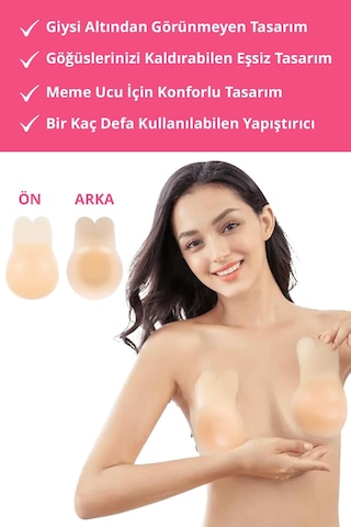 Cottonhill Ten Silikon Göğüs Ucu Kaldırıcı, Kapatıcı Ve Göğüs Dikleştirici Ten