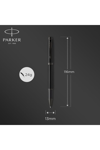 Parker Im Rollerball Kalem Siyah Pvd Ile Mat Siyah Siyah Müre Diğer