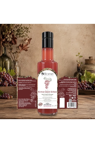 Fitomer Kırmızı Üzüm Sirkesi 350 Ml