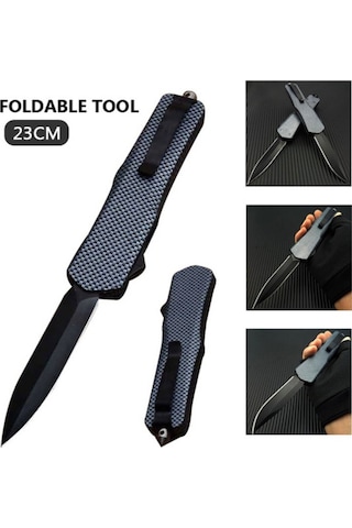 Suofeng Orman Hayatı İçin 440 Çelik Camouflaj Kenar Açma Otomatik Yay Bıçağı