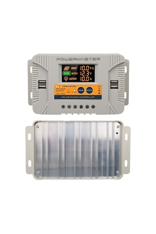 Powermaster Pm-20a 12v-24v 20 Amper 4 Usb Çıkışlı Dijital Ekranlı Solar Şarj Regülatörü