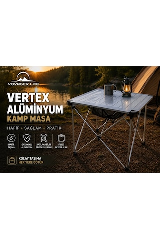 Apnea Voyager Life Vertex Aluminyum Kamp Masa Çok Renkli