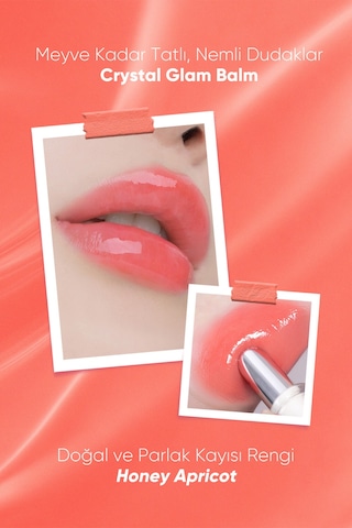 Clio Crystal Glam Balm 02 Honey Apricot 02