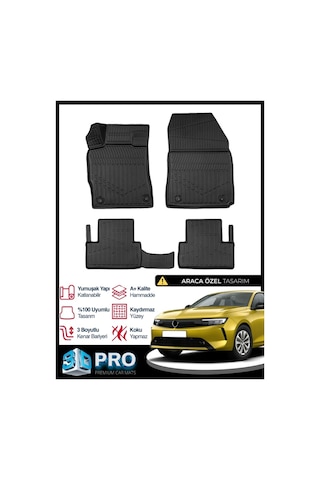 Opel Astra L 3d Havuzlu Paspas 2021 2022 2023 2024 2025 2026 Model Kokusuz