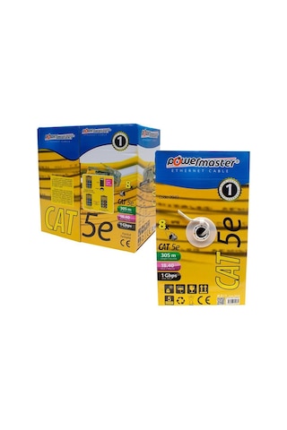 Powermaster Cat5 305 Metre Ethernet Network Kablosu-183037