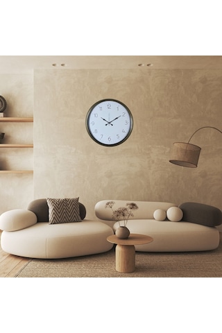 Eskitme Sade Dekoratif 52 X 52 Cm Duvar Saati Renkli