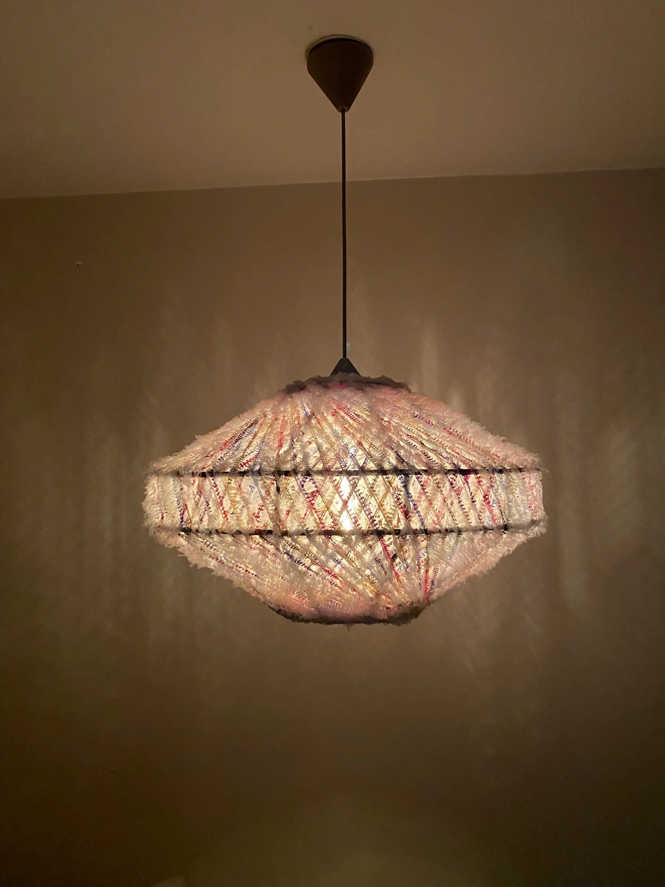 Bohem,rustik,modern,simli,doğal,el Yapımı Sarkıt Avize Renkli