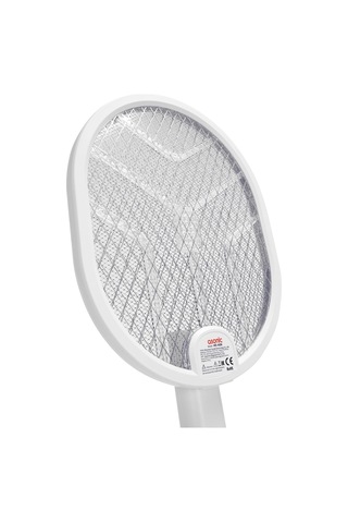 Asonıc As-a26 Beyaz 3000v Raket Tipi Uv Mor Işıklı 1200mah Bataryalı Şarj Edilebilir Katlanabilir Si