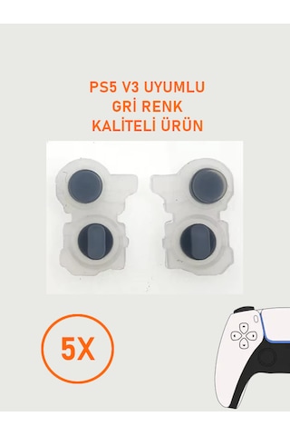 5 Takım Ps5 V3 Bdm 030 Kol Uyumlu İç Lastik Takımı Gri Renk
