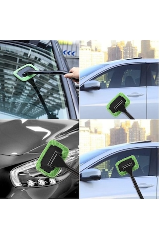 Dancemonkey Araba Ön Cam Temizleme Fırçası Ve Sisleyici Toz Giderme Araba Yıkama Aracı