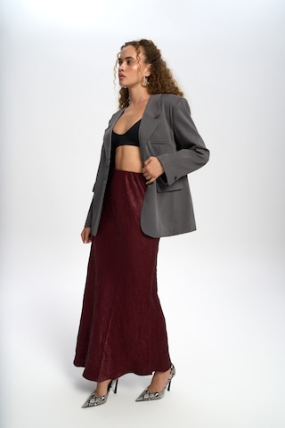 Mai Studios Co. Volda Yaka Detay Antrasit Blazer Antrasit