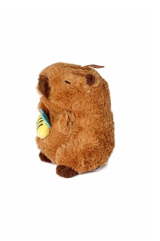 17cm Arılı Capybara Pelüş Kahverengi