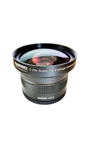 Raypro 67 MM 0.25x Pro HD Fisheye + 12.5 Dioptri Makro Lens