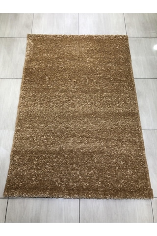 Saray Halı Gizem 125X180 El Örgüsü Düz Renk Açık Kahve Halı !