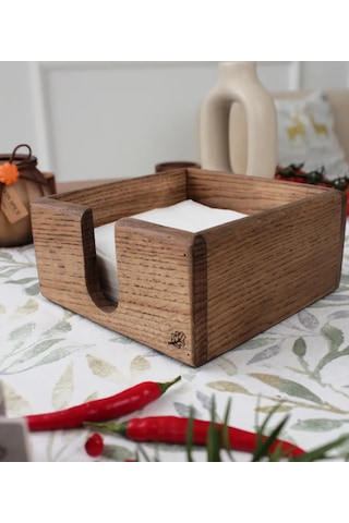 Wood Land26 Masa Örtüsü Mutfak İçin Ahşap 210702050 Kahverengi