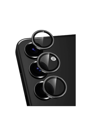 Samsung Galaxy Uyumlu A16 5g Raze Metal Kamera Lens Koruyucu Siyah