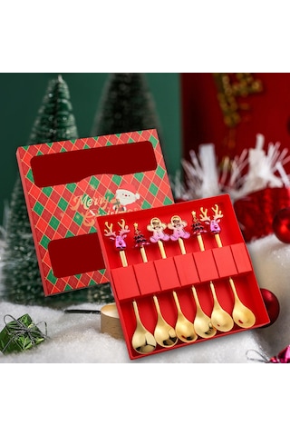 Homyl 6x Yılbaşı Geyik Ağacı Zencefilli Kurabiye