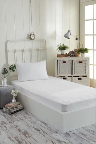 Decovilla 11 Ebat Micro Fitted Sıvı Geçirmez Alez Beyaz