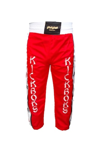 Parsspor Pars 1701 Nakışlı Kick Boks Pantolonu Kırmızı