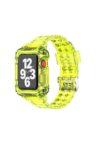 Koodmax - Apple Uyumlu Watch Spor Kordon Kayış 1 2 3 4 5 6 7 8 Se Kasa Koruma 38mm 40mm 41mm