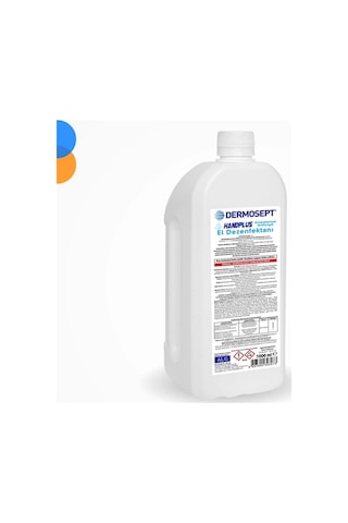 Dermosept Handplus El Ve Cilt Antiseptiği 1000 Ml - 15 Adet 1 Koli