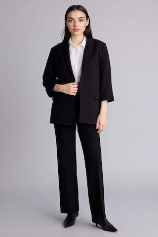 Defacto Regular Fıt Ceket Yaka Blazer Ceket G7818ax26spbk81 Siyah-bk81