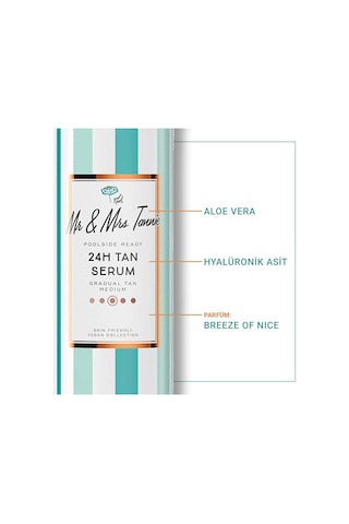 Mr & Mrs Tannie 24 Saatlik Bronzlaştırıcı Serum 75