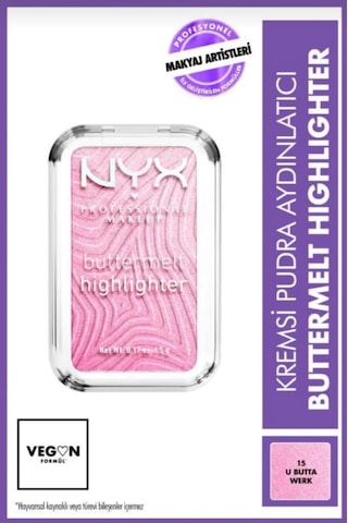 Nyx Professional Makeup Buttermelt Highlighter Kremsi Pudra Aydınlatıcı - 05 U Butta Werk 05