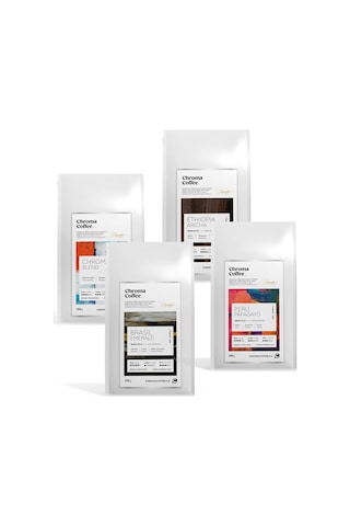 Chroma Coffee Signature Series Çekirdek Kahve Nitelikli Arabica 4 x 250 G
